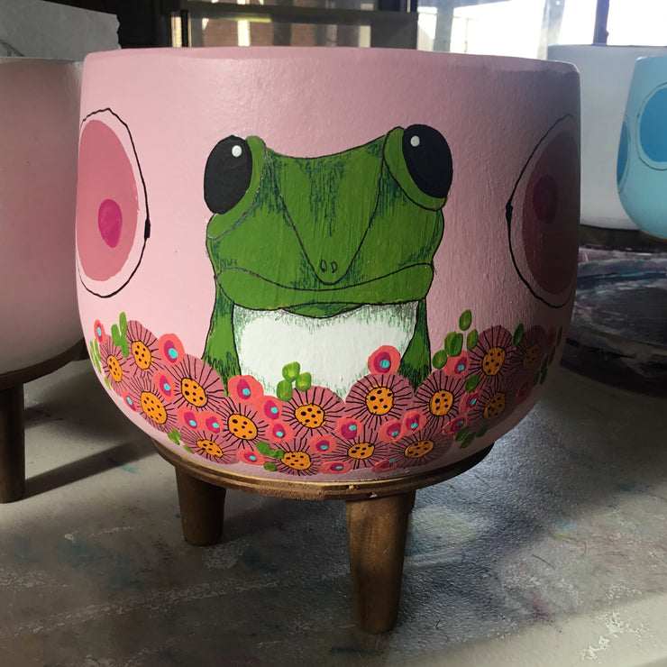 Planter with feet…frog