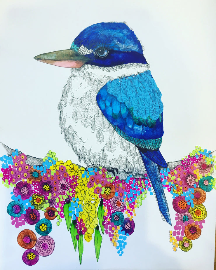 A3 kingfisher blues
